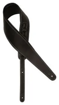 Gaucho Extra Wide Guitar Strap, Black, GST-294-BK