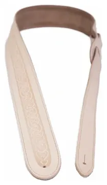 Levin 2" Celtic Revival Embossed Leather Guitar Strap (LS-G-CRL-200-NAT)
