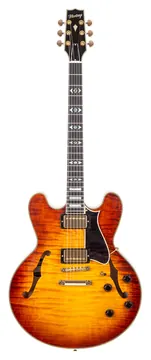 Heritage Custom Shop 40th Anniversary H-555 Electric Guitar, Almond Burst
