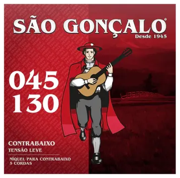 Sao Goncalo Encord. Sao Goncalo Baixo 045 Niquel P/baixo 5 CORDAS Leve
