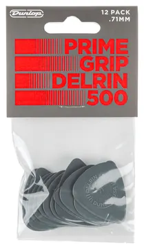 Dunlop Delrin 500 Prime Grip 0.71 Player's Pack 12 Stück