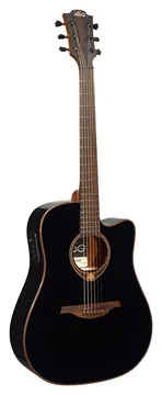 Lâg Tramontane T118DCE-BLK Dreadnought Ctw Électro Black