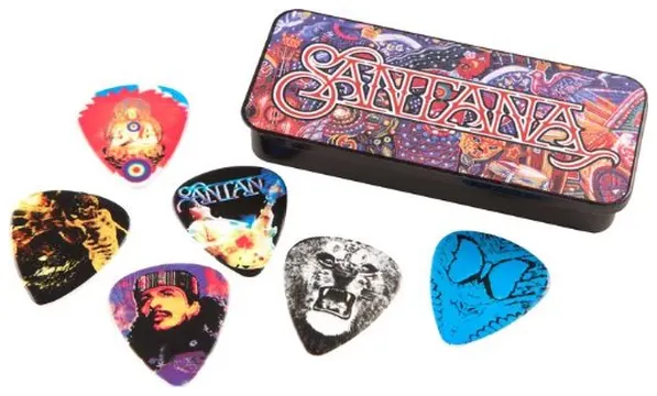Dunlop Pick Tin (with 6 Picks) | Santana