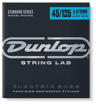 Dunlop DBN45125 Nickel Wound 5-String Bass Strings 45-125