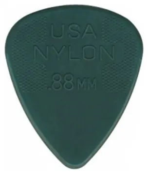 Dunlop 44P88 0.88mm Nylon Pick, Dark Grey, Players Pack of 12