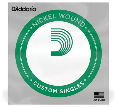 D'Addario NW038 Nickel Wound Electric Guitar Single String, .038