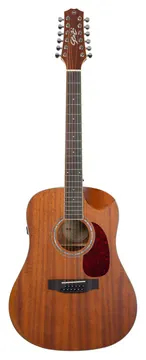 Seizi Neo Akira 12 Cordas Mahogany Satin - Half Cutaway
