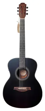 Benson GF100E Black Satin Genesis Series Folk de Aço Fosco C/ Afinador