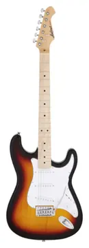 Aria STG 003M Electric Guitar Maple Neck 3 Tone Sunburst