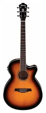 Ibanez Aeg 10 II VS Chitarra Acustica Elettrificata Spalla Mancante Vintage Sunburst