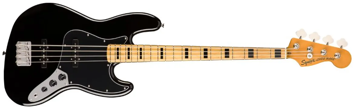 Squier Contrabaixo Squier by Fender Classic Vibe 70S Jazz Bass MN BPG BLK Preto