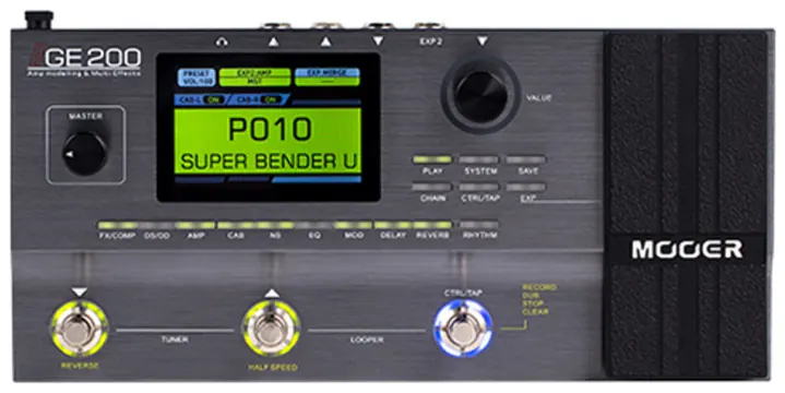 Mooer GE200 AMP Modeling & Multi Effect Processor