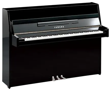 Yamaha B1 Klavier schwarz poliert mit Chrom und SC3 Silent System