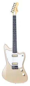 Harmony Standard Series Silhouette Electric Guitar w/Case, RW FB, Champagne