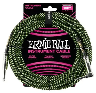 Ernie Ball Jack Droit/Coudé 5.5m Tissé 6082