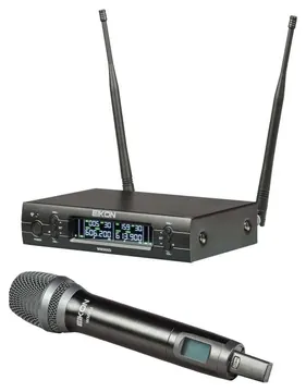 Eikon WM900DKIT DUAL UHF B:606-614MHz Mic Pro Wir. palm.+archetto x canto pres.