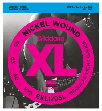 D'addario Daddario EXL170SL nickel wound light super long scale [45-100]