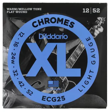 D'ADDARIO Encordoamento Para Guitarra D'addario Chromes ECG25 012