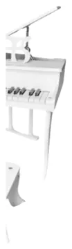 Custom Sound Piano Infantil Custom Kids 30 Teclas Cor Branco CKPI 30 - WH