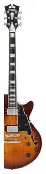 D'Angelico Premier SS Dark Iced Tea Burst