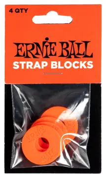 Ernie Ball 5620 Strap Blocks Gurtsicherungssystem, rot