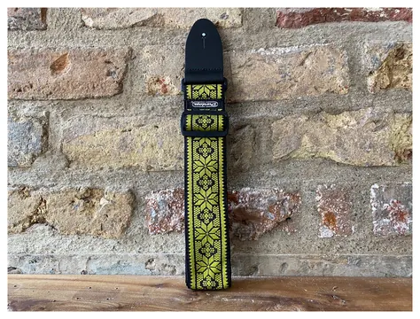 Dunlop Jacquard Guitar Strap Fillmore Yellow