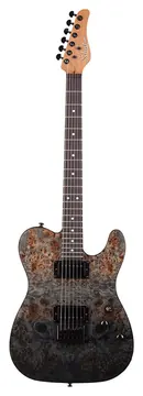 Schecter PT Standard Burl, Black Fade Burst