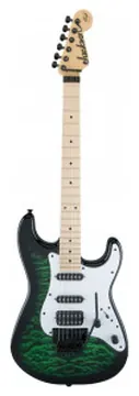 Jackson Series X Signature Adrian Smith SDXQM Transparent Green