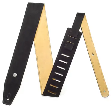 Dunlop BMF-S01 Suede Strap Ebony