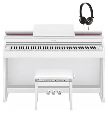 Casio AP-470WE Celviano Digital Piano Home Set - White