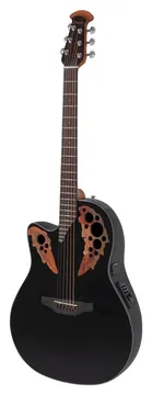 Ovation Celebrity Elite Mid Cutaway Noir Lh