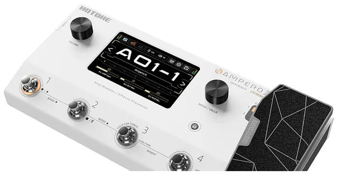 Hotone Ampero II CDCM HD Modelling & Multi-Effects Processor with built-in Expression Pedal