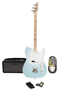 Loog X Fender Telecaster Electric Guitar Starter Pack in Sonic Blue