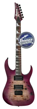 Ibanez Rgrt621Dpb-Tpf Chitarra Elettrica Reverse Transparent Purple Burst Flat