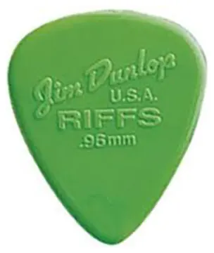 Dunlop Riffs Picks .96mm - Green - Set of 6