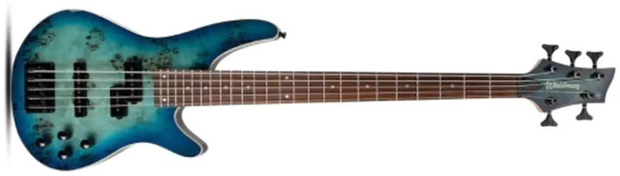 Waldman Contra Baixo Waldman 5 Cordas Ativo Wib-305 Spbl Spalted Blue C/ Bag (8556)