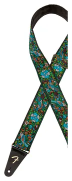Fender Mosaic Jacquard Strap Green