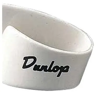 Jim Dunlop 9013 Plastic Thumbpick (left) Daumen-Plektrum gross, weiss (Stück)