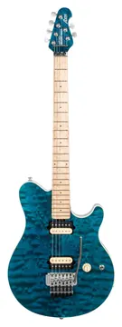 Music Man Axis 30 Anni durchscheinende blaue Quilt-Decke