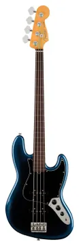 Fender American Professional II Jazz Bass Fretless touche palissandre Dark Night