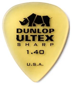 Dunlop 1.4mm Ultex Sharp Pick - Set Of 6