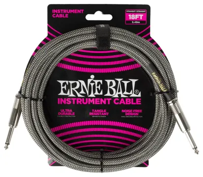 Ernie Ball Jack Droit/Droit 5.49m Tissé 6433