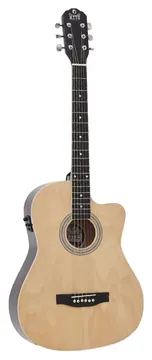 Myth MT-39SCE - Cutway Natural Dark Brown - Myth
