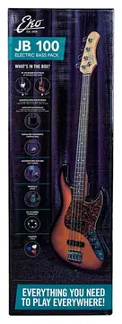 Eko JB 100 PACK BK BLACK Basso a 21 Tasti + Amp 3W con BT + Accessori