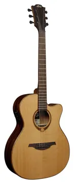 LAG T118ASCE "tramontane" Guitare Folk Electro Auditorium Slim Nat.