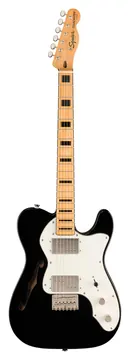 Squier FSR Classic Vibe 70s Telecaster Thinline Block Inlays Black Maple Fingerboard