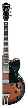 Ibanez AF75-BS E-Gitarre semiakustik in Brown Sunburst