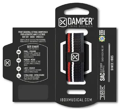 Ibox Damper Abafador Ibox Confort DKMD05 Medium Para Instrumento de Cordas