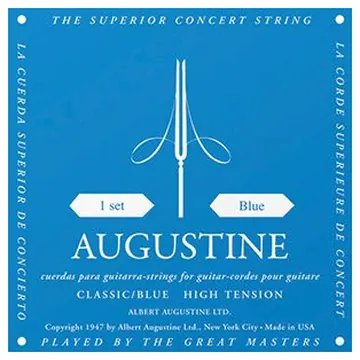 Augustine K-Gitarre Saitensatz, blau