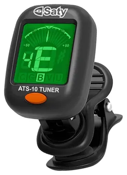 Saty Afinador Cromático Digital Tela LCD Violão Guitarra Baixo Saty ATS10